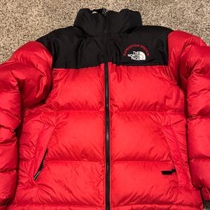 The North Face Red and Black Expedition System Jacket